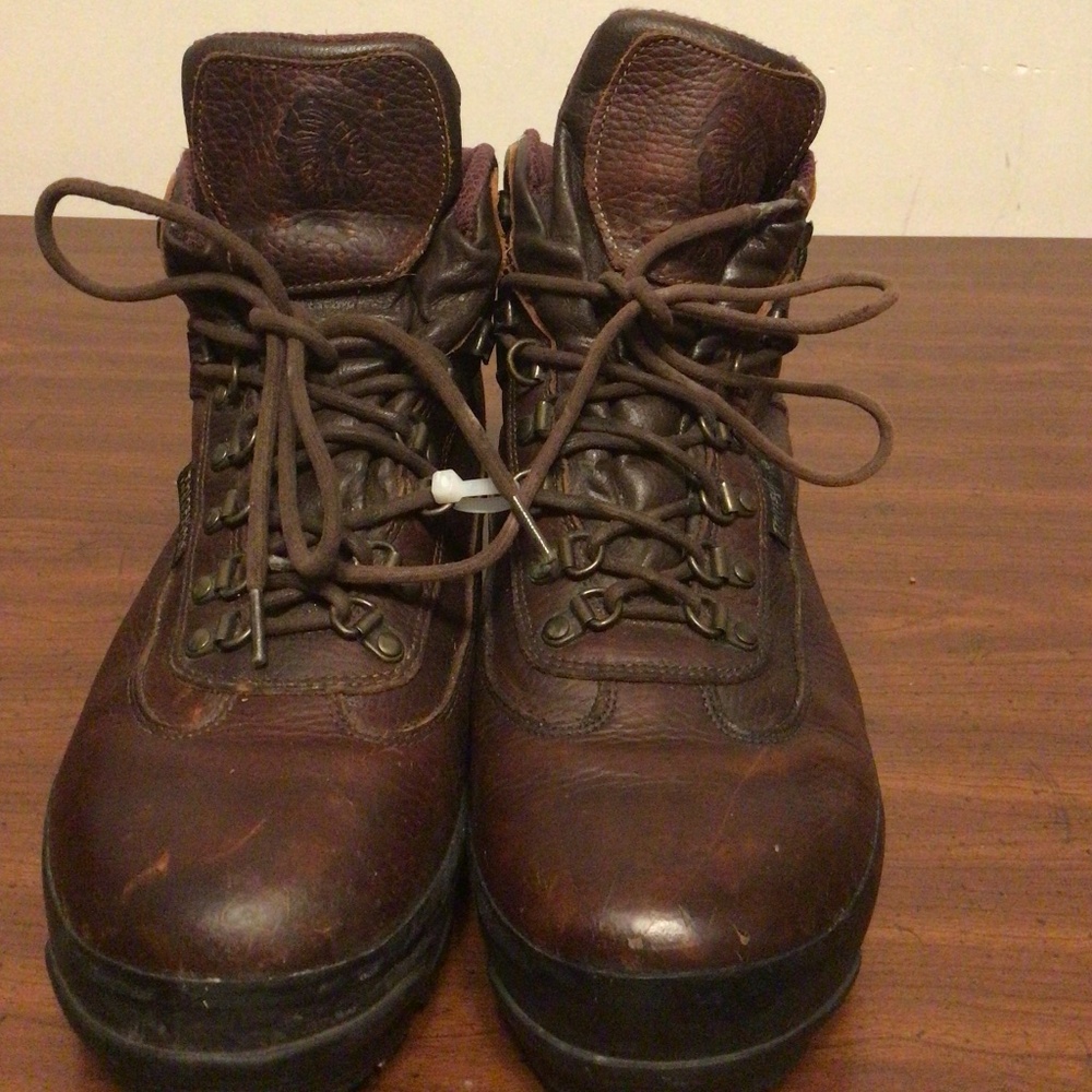 CHIPPEWA  17” leather Pull -on Snake Boots waterproof ,outdoor work ,SZ 11W